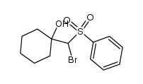 1-(bromo(phenylsulfonyl)methyl)cyclohexanol Structure