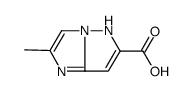 2-甲基-1H-咪唑并[1,2-b]吡唑-6-羧酸(9ci)结构式
