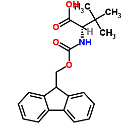 Fmoc-D-tert-leucine Structure