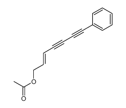 7-phenylhept-2-en-4,6-diynyl acetate结构式