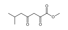 6-methyl-2,4-dioxo-heptanoic acid methyl ester Structure