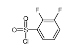 2,3-difluorobenzene-1-sulfonyl chloride structure