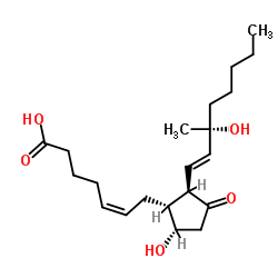 15(R)-15-methyl Prostaglandin D2 Structure