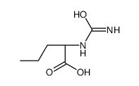 L-Norvaline, N-(aminocarbonyl)- (9CI)结构式