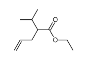 (+/-)-ethyl 2-(prop-2-yl)-4-pentenoate结构式