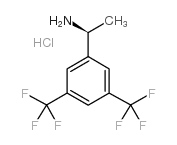 (S)-1-(3,5-双三氟甲基苯基)乙胺盐酸盐结构式
