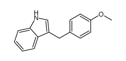 3-[(4-methoxyphenyl)methyl]-1H-indole结构式
