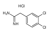 2-(3,4-dichlorophenyl)acetamidine hydrochloride结构式