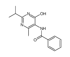 2-Isopropyl-6-methyl-4-hydroxy-5-benzamido-pyrimidine结构式