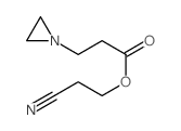 1-Aziridinepropanoicacid, 2-cyanoethyl ester structure