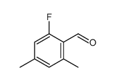 Benzaldehyde, 2-fluoro-4,6-dimethyl- (9CI) structure