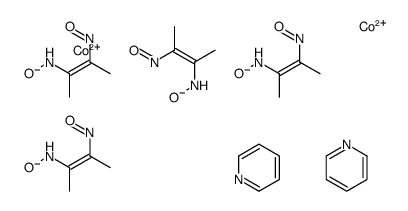 tetrakis[(butane-2,3-dione dioximato)(1-)-N,N']bis(pyridine)dicobalt, (Co-Co), stereoisomer结构式