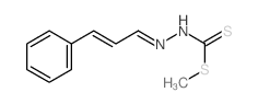N-(cinnamylideneamino)-1-methylsulfanyl-methanethioamide结构式