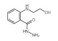 Benzoic acid,2-[(2-hydroxyethyl)amino]-, hydrazide结构式