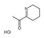 1-(2,3,4,5-tetrahydropyridin-6-yl)ethanone,hydrochloride Structure