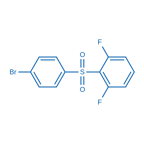 2-((4-Bromophenyl)sulfonyl)-1,3-difluorobenzene structure