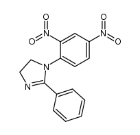 1-(2,4-dinitro-phenyl)-2-phenyl-4,5-dihydro-1H-imidazole结构式