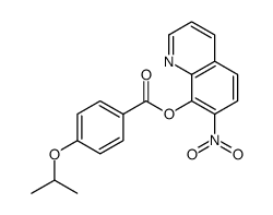 7-Nitro-8-quinolyl=p-isopropoxybenzoate结构式
