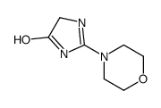 4H-Imidazol-4-one,1,5-dihydro-2-(4-morpholinyl)- (9CI) Structure