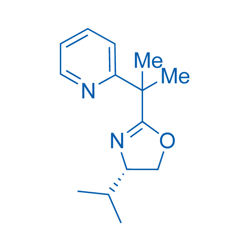 (S)-4-异丙基-2-(2-(吡啶-2-基)丙-2-基)-4,5-二氢恶唑图片