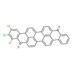 trichlorobenzo[rst]phenanthro[10,1,2-cde]pentaphene-9,18-dione结构式