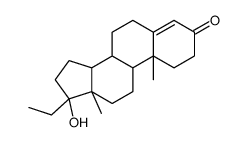 17alpha-Hydroxy-4-pregnen-3-one structure