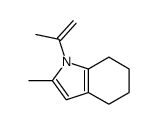 1H-Indole,4,5,6,7-tetrahydro-2-methyl-1-(1-methylethenyl)-(9CI) Structure