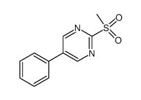 2-Methylsulfonyl-5-phenylpyrimidine Structure