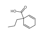 1-n-propylcyclohexa-2,5-diene-1-carboxylic acid结构式