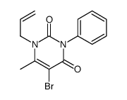 1-Allyl-5-bromo-6-methyl-3-phenylpyrimidine-2,4(1H,3H)-dione结构式