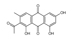 2-Acetyl-1,6,8-trihydroxy-3-methylanthraquinone Structure