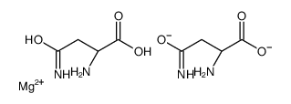 magnesium,(2S)-2,4-diamino-4-oxobutanoate Structure