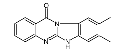 Benzimidazo(2,1-b)quinazolin-12(6H)-one, 8,9-dimethyl- picture