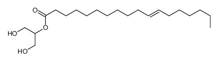 1,3-dihydroxypropan-2-yl octadec-11-enoate Structure