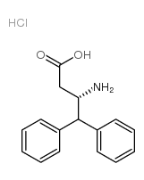 (S)-3-AMINO-4,4-DIPHENYLBUTANOIC ACID HYDROCHLORIDE structure