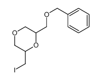 2-(Iodomethyl)-6-[(phenylmethoxy)methyl]-1,4-dioxane结构式