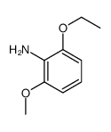 Benzenamine, 2-ethoxy-6-methoxy- (9CI) structure
