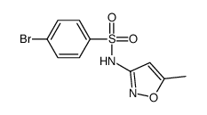 4-bromo-N-(5-methyl-1,2-oxazol-3-yl)benzenesulfonamide Structure
