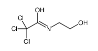2,2,2-trichloro-N-(2-hydroxyethyl)acetamide结构式