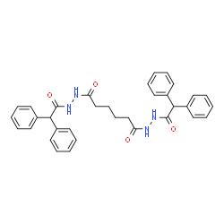 N'1,N'6-Bis(diphenylacetyl)hexanedihydrazide Structure