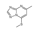 5-methyl-7-methylsulfanyl-[1,2,4]triazolo[1,5-a]pyrimidine Structure