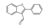 3-(2-phenyl-1-benzofuran)carbaldehyde结构式