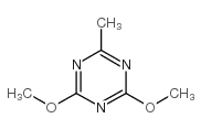 2,4-二甲氧基-6-甲基-1,3,5-三嗪结构式