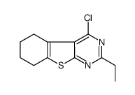 4-Chloro-2-ethyl-5,6,7,8-tetrahydro[1]benzothieno[2,3-d]pyrimidin e Structure