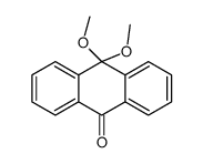 10,10-dimethoxyanthracen-9-one Structure