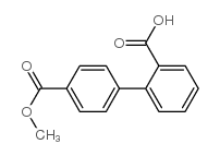 2-(4-methoxycarbonylphenyl)benzoic acid结构式
