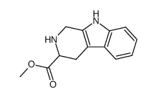 methyl 2,3,4,9-tetrahydro-1H-pyrido[3,4-b]indole-3-carboxylate结构式