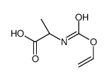 (2S)-2-(ethenoxycarbonylamino)propanoic acid Structure