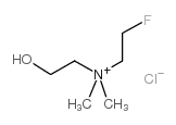 2-fluoroethyl-(2-hydroxyethyl)-dimethylazanium,chloride Structure