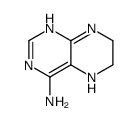 5,6,7,8-tetrahydropteridin-4-amine结构式